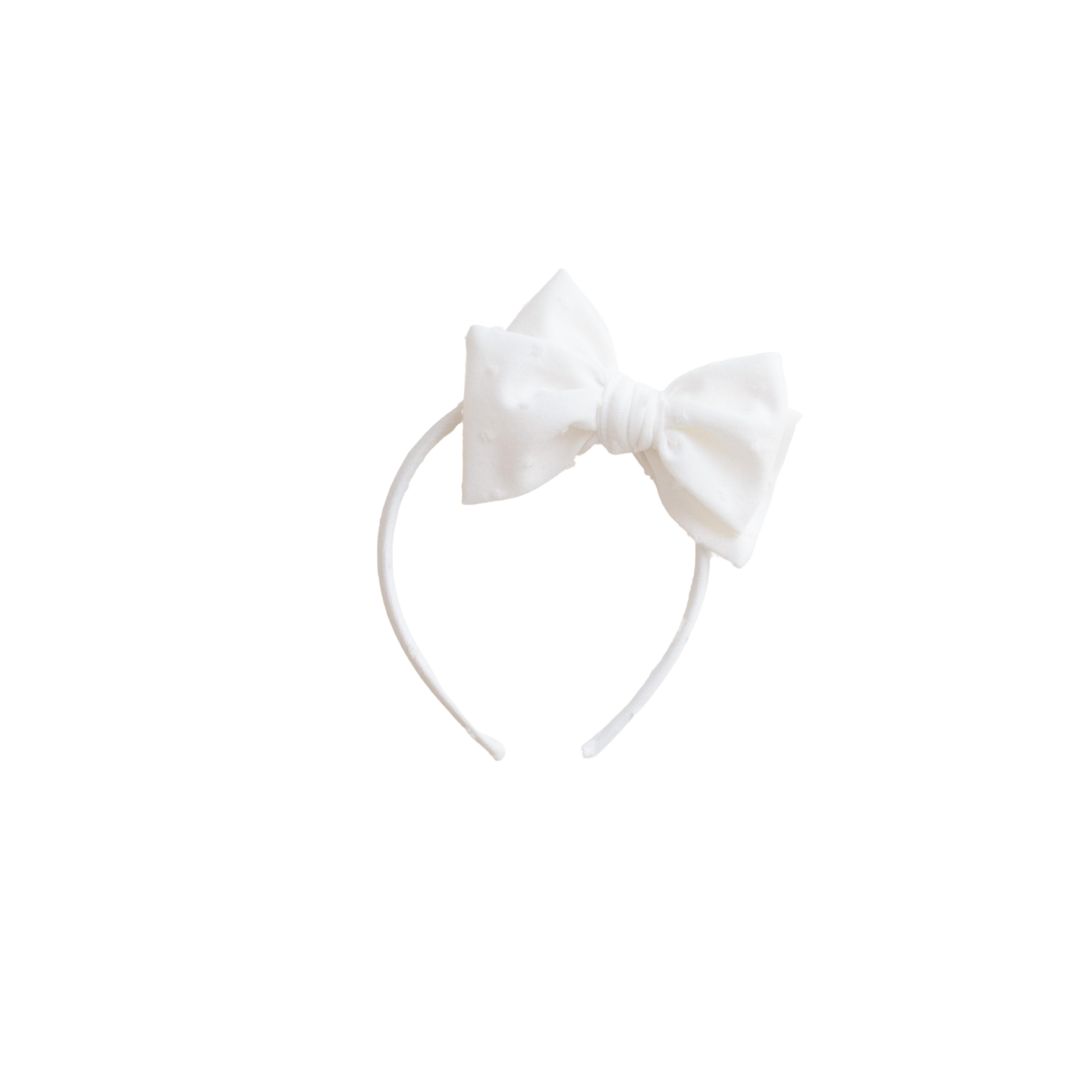 White Swiss Dot | Headband
