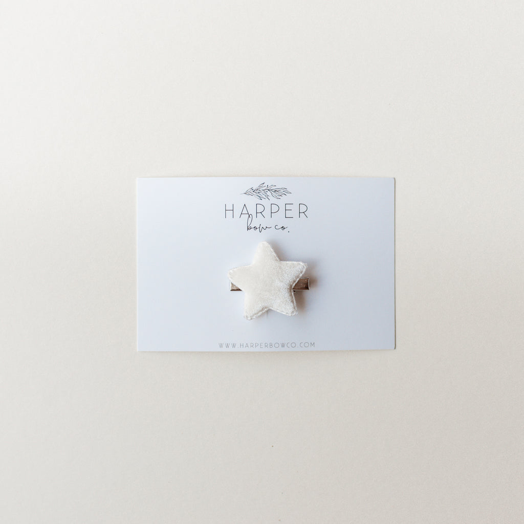 White velvet star
